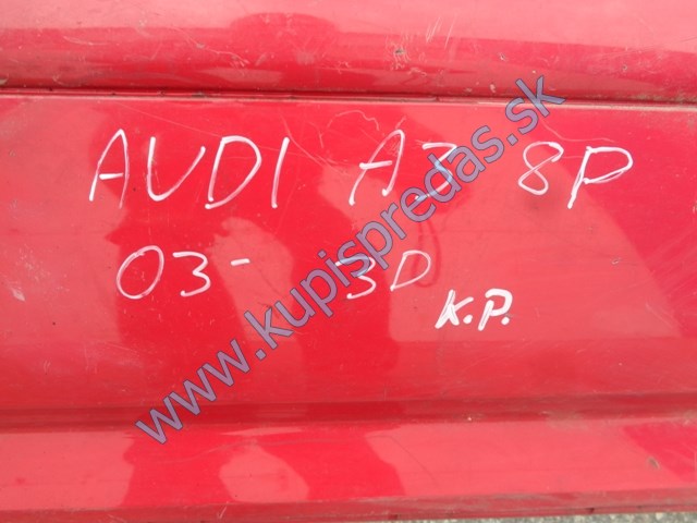 zadný nárazník na audi a3 , 3oj dverová, 8P3807511B